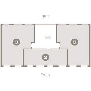 2-к квартира, вторичка, 70м2, 9/9 этаж