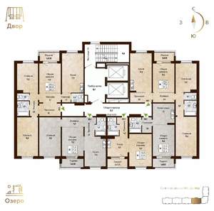 3-к квартира, вторичка, 88м2, 9/17 этаж