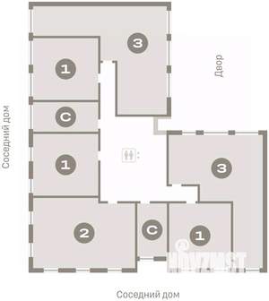 Студия квартира, вторичка, 24м2, 3/23 этаж