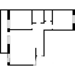 3-к квартира, вторичка, 75м2, 4/12 этаж