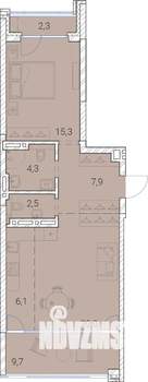 2-к квартира, вторичка, 68м2, 18/25 этаж