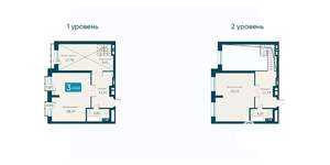 4-к квартира, строящийся дом, 112м2, 19/25 этаж