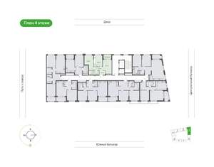 2-к квартира, вторичка, 48м2, 4/14 этаж