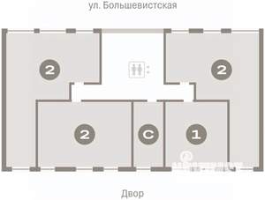 2-к квартира, вторичка, 131м2, 7/8 этаж