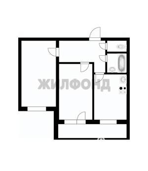 2-к квартира, вторичка, 52м2, 12/12 этаж