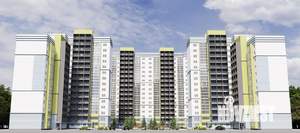 2-к квартира, строящийся дом, 67м2, 13/15 этаж
