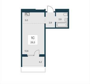 Студия квартира, вторичка, 29м2, 11/17 этаж