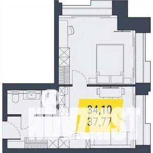 1-к квартира, вторичка, 38м2, 6/29 этаж