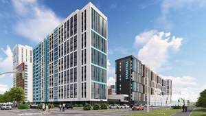 2-к квартира, строящийся дом, 65м2, 6/25 этаж