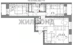 3-к квартира, вторичка, 83м2, 3/9 этаж