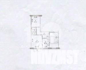 2-к квартира, вторичка, 43м2, 5/5 этаж