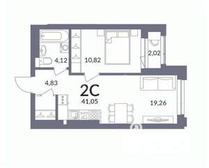 Студия квартира, вторичка, 28м2, 9/31 этаж