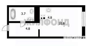1-к квартира, вторичка, 27м2, 5/18 этаж