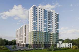 2-к квартира, строящийся дом, 39м2, 5/27 этаж