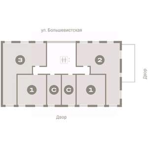 2-к квартира, вторичка, 115м2, 2/8 этаж