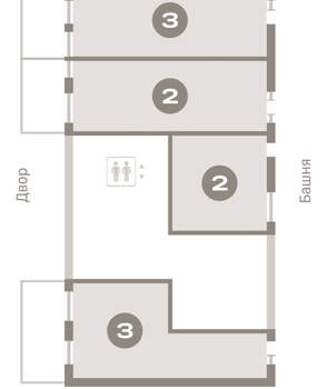 2-к квартира, вторичка, 159м2, 2/11 этаж
