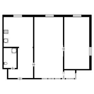 2-к квартира, вторичка, 42м2, 2/4 этаж