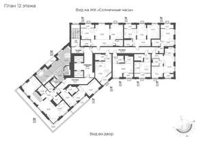 1-к квартира, строящийся дом, 31м2, 12/17 этаж