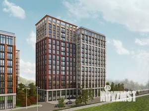 1-к квартира, строящийся дом, 30м2, 2/21 этаж