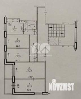 4-к квартира, вторичка, 79м2, 2/10 этаж