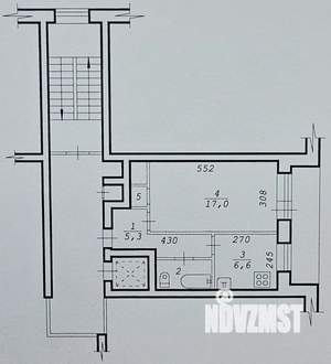1-к квартира, вторичка, 33м2, 6/9 этаж