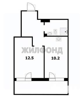 1-к квартира, вторичка, 32м2, 9/26 этаж