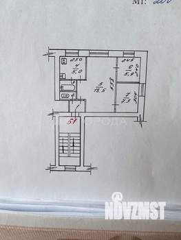 3-к квартира, вторичка, 42м2, 1/5 этаж