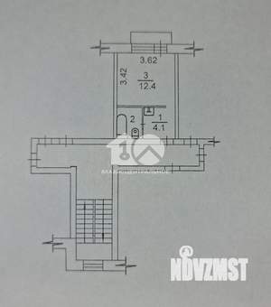 Студия квартира, вторичка, 20м2, 2/3 этаж