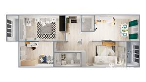 3-к квартира, вторичка, 89м2, 2/14 этаж