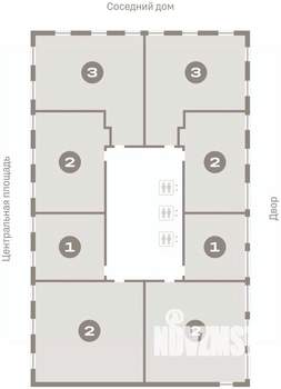 3-к квартира, вторичка, 88м2, 4/23 этаж