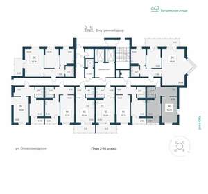 1-к квартира, вторичка, 39м2, 9/24 этаж