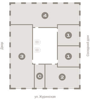 4-к квартира, вторичка, 143м2, 3/24 этаж