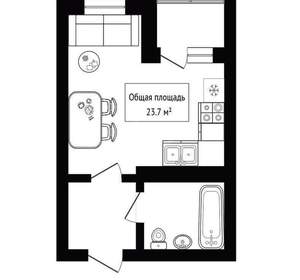 Студия квартира, вторичка, 24м2, 7/10 этаж