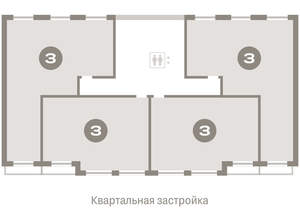 3-к квартира, вторичка, 129м2, 6/15 этаж