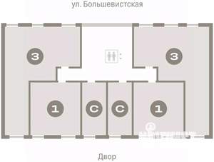 Студия квартира, вторичка, 24м2, 4/8 этаж