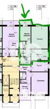2-к квартира, вторичка, 64м2, 2/10 этаж