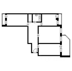 3-к квартира, вторичка, 96м2, 2/17 этаж