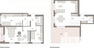 3-к квартира, вторичка, 159м2, 6/7 этаж