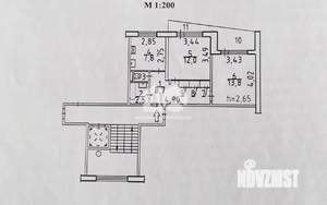 2-к квартира, вторичка, 47м2, 8/9 этаж