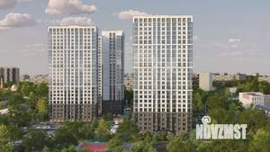 3-к квартира, строящийся дом, 56м2, 21/25 этаж