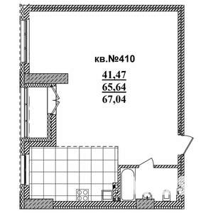 2-к квартира, вторичка, 67м2, 6/19 этаж