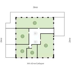 4-к квартира, сданный дом, 341м2, 3/16 этаж