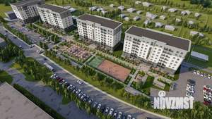 2-к квартира, строящийся дом, 59м2, 5/8 этаж