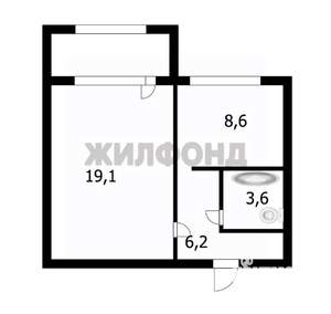 1-к квартира, вторичка, 38м2, 7/10 этаж