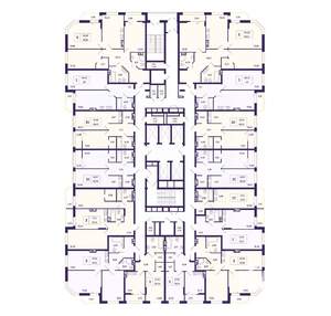 2-к квартира, вторичка, 46м2, 24/26 этаж