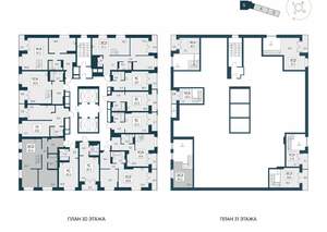 2-к квартира, вторичка, 81м2, 30/30 этаж