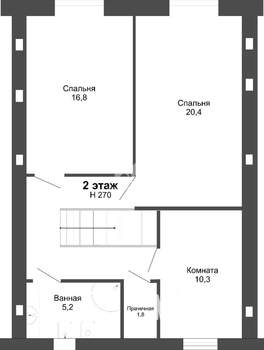 5-к квартира, вторичка, 230м2, 1/2 этаж
