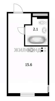 1-к квартира, вторичка, 18м2, 5/5 этаж