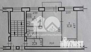 2-к квартира, вторичка, 40м2, 5/5 этаж