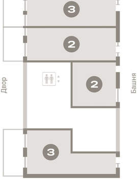 3-к квартира, сданный дом, 156м2, 2/11 этаж